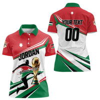 Custom Football 2026 Jordan Women Polo Shirt Al Nashama Make History