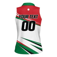 Custom Football 2026 Jordan Women Sleeveless Polo Shirt Al Nashama Make History