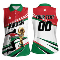 Custom Football 2026 Jordan Women Sleeveless Polo Shirt Al Nashama Make History