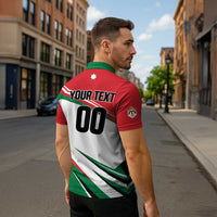 Custom Football 2026 Jordan Zipper Polo Shirt Al Nashama Make History