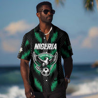 Custom Football Nigeria Hawaiian Shirt Soar Super Eagles