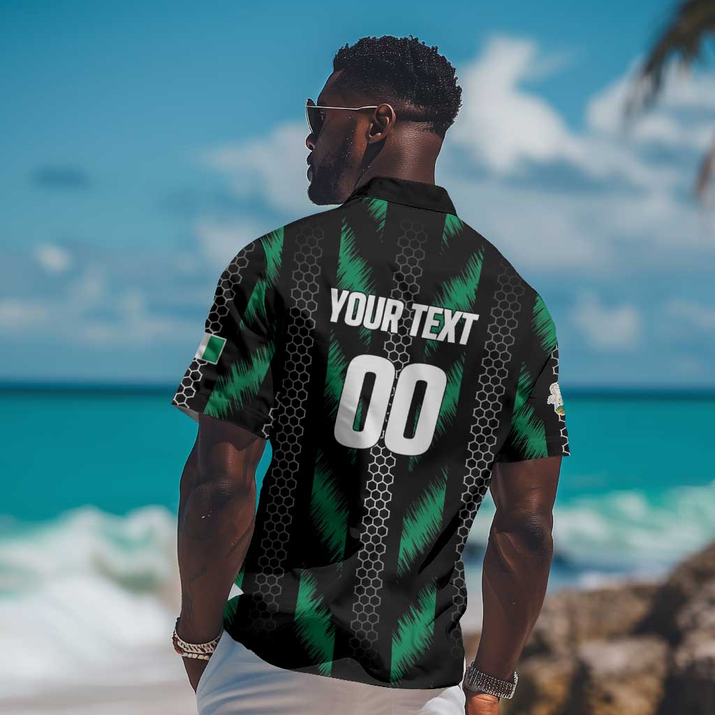 Custom Football Nigeria Hawaiian Shirt Soar Super Eagles