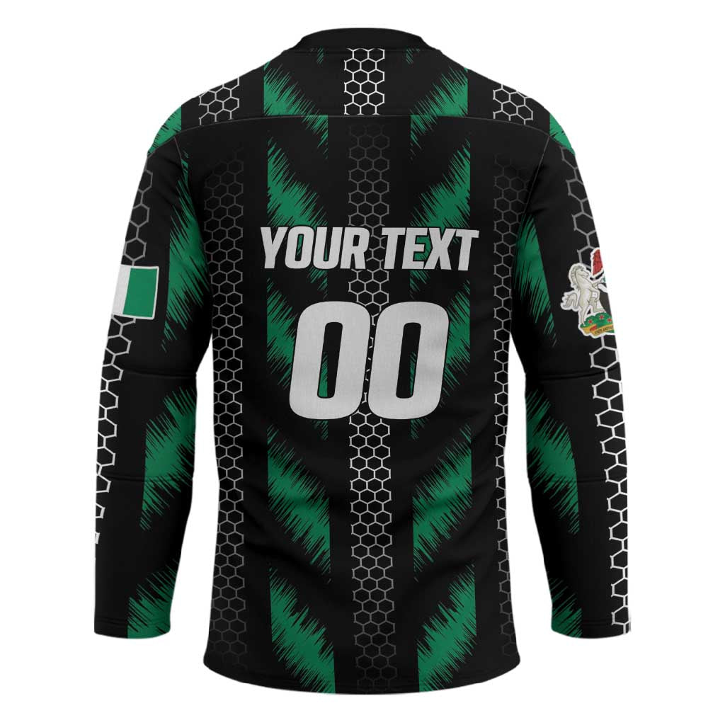 Custom Football Nigeria Hockey Jersey Soar Super Eagles
