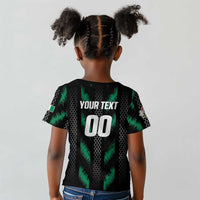 Custom Football Nigeria Kid T shirt Soar Super Eagles