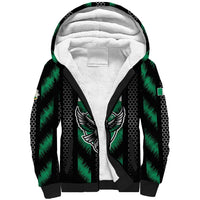 Custom Football Nigeria Sherpa Hoodie Soar Super Eagles