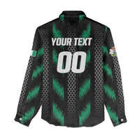 Custom Football Nigeria Women Casual Shirt Soar Super Eagles