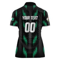 Custom Football Nigeria Women Polo Shirt Soar Super Eagles