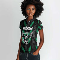 Custom Football Nigeria Women Polo Shirt Soar Super Eagles