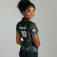 Custom Football Nigeria Women Polo Shirt Soar Super Eagles