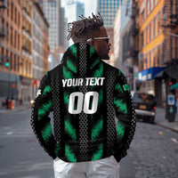 Custom Football Nigeria Zip Hoodie Soar Super Eagles