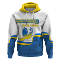 Ukraine Hoodie Ukrainian Map Vyshyvanka Pattern - Wonder Print Shop