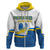 Ukraine Hoodie Ukrainian Map Vyshyvanka Pattern - Wonder Print Shop