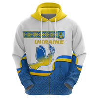 Ukraine Hoodie Ukrainian Map Vyshyvanka Pattern - Wonder Print Shop