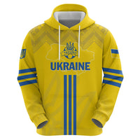 Custom Ukraine 2024 Football Hoodie Ukrainian Folk Pattern - Wonder Print Shop