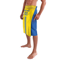 Custom Ukraine 2024 Football Lavalava Ukrainian Folk Pattern - Wonder Print Shop