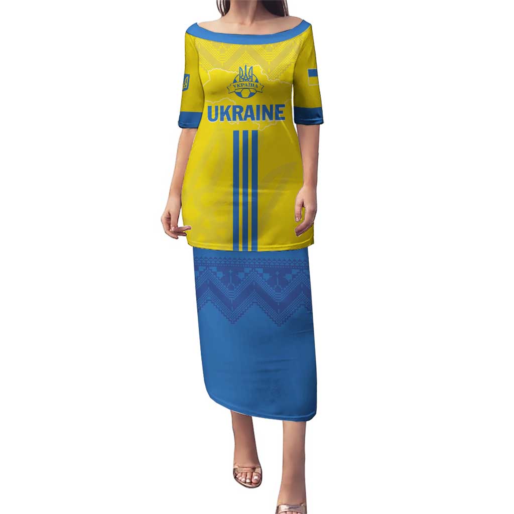 Custom Ukraine 2024 Football Puletasi Ukrainian Folk Pattern - Wonder Print Shop