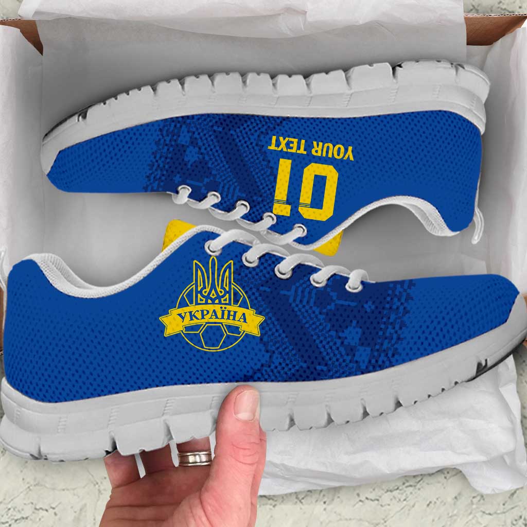 Ukraine 2024 Football Sneakers Ukrainian Folk Pattern - Wonder Print Shop