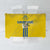 Ukraine 2024 Football Tablecloth Ukrainian Folk Pattern - Wonder Print Shop