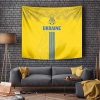Ukraine 2024 Football Tapestry Ukrainian Folk Pattern - Wonder Print Shop