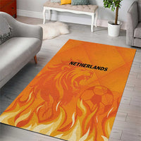 Netherlands 2024 Football Area Rug Holland Oranje Lions - Wonder Print Shop