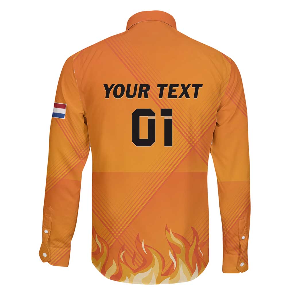 Custom Netherlands 2024 Football Family Matching Short Sleeve Bodycon Dress and Hawaiian Shirt Holland Oranje Lions - Wonder Print Shop