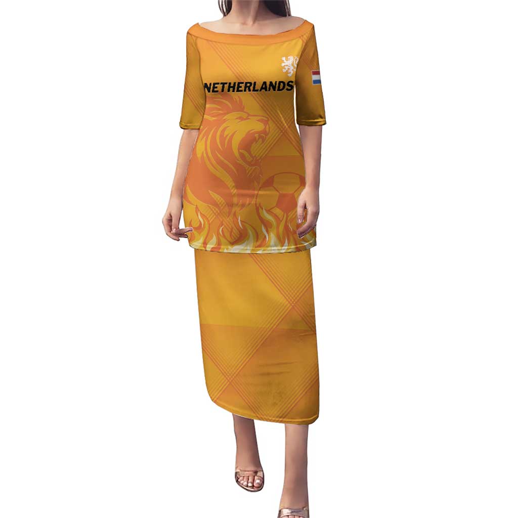 Custom Netherlands 2024 Football Puletasi Holland Oranje Lions - Wonder Print Shop