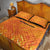 Netherlands 2024 Football Quilt Bed Set Holland Oranje Lions - Wonder Print Shop