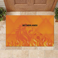 Netherlands 2024 Football Rubber Doormat Holland Oranje Lions - Wonder Print Shop
