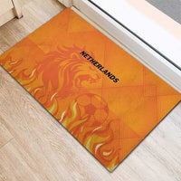 Netherlands 2024 Football Rubber Doormat Holland Oranje Lions - Wonder Print Shop