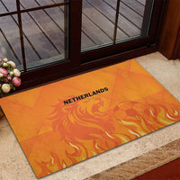 Netherlands 2024 Football Rubber Doormat Holland Oranje Lions - Wonder Print Shop