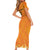 Custom Netherlands 2024 Football Short Sleeve Bodycon Dress Holland Oranje Lions - Wonder Print Shop