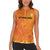Custom Netherlands 2024 Football Women Sleeveless Polo Shirt Holland Oranje Lions - Wonder Print Shop