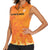Custom Netherlands 2024 Football Women Sleeveless Polo Shirt Holland Oranje Lions - Wonder Print Shop