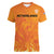 Custom Netherlands 2024 Football Women V-Neck T-Shirt Holland Oranje Lions - Wonder Print Shop