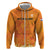 Custom Netherlands 2024 Football Zip Hoodie Holland Oranje Lions - Wonder Print Shop