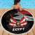 Egypt Revolution Day Beach Blanket Steppe Eagle Lotus Flower - Wonder Print Shop