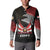 Personalized Egypt Revolution Day Button Sweatshirt Steppe Eagle Lotus Flower - Wonder Print Shop