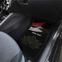 Egypt Revolution Day Car Mats Steppe Eagle Lotus Flower - Wonder Print Shop