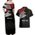 Personalized Egypt Revolution Day Couples Matching Off Shoulder Maxi Dress and Hawaiian Shirt Steppe Eagle Lotus Flower - Wonder Print Shop