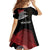 Personalized Egypt Revolution Day Kid Short Sleeve Dress Steppe Eagle Lotus Flower - Wonder Print Shop