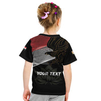 Personalized Egypt Revolution Day Kid T Shirt Steppe Eagle Lotus Flower - Wonder Print Shop