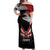 Personalized Egypt Revolution Day Off Shoulder Maxi Dress Steppe Eagle Lotus Flower - Wonder Print Shop