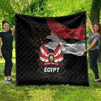 Egypt Revolution Day Quilt Steppe Eagle Lotus Flower - Wonder Print Shop