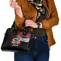 Egypt Revolution Day Shoulder Handbag Steppe Eagle Lotus Flower