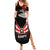 Personalized Egypt Revolution Day Summer Maxi Dress Steppe Eagle Lotus Flower - Wonder Print Shop
