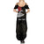 Personalized Egypt Revolution Day Summer Maxi Dress Steppe Eagle Lotus Flower - Wonder Print Shop
