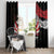 Egypt Revolution Day Window Curtain Steppe Eagle Lotus Flower - Wonder Print Shop