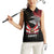 Personalized Egypt Revolution Day Women Sleeveless Polo Shirt Steppe Eagle Lotus Flower - Wonder Print Shop