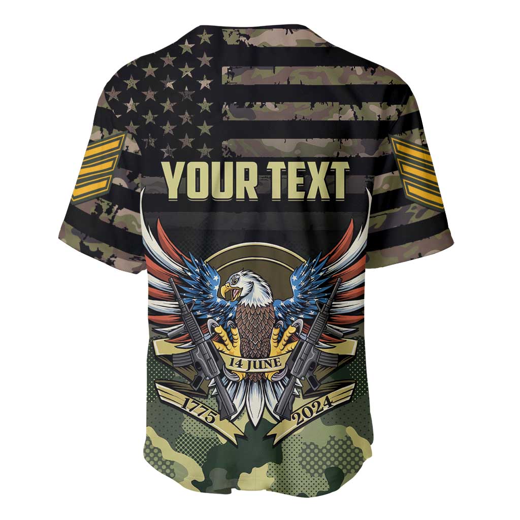 Personalized ARMY Birthday 2024 Baseball Jersey US 249th Anniversary - Wonder Print Shop