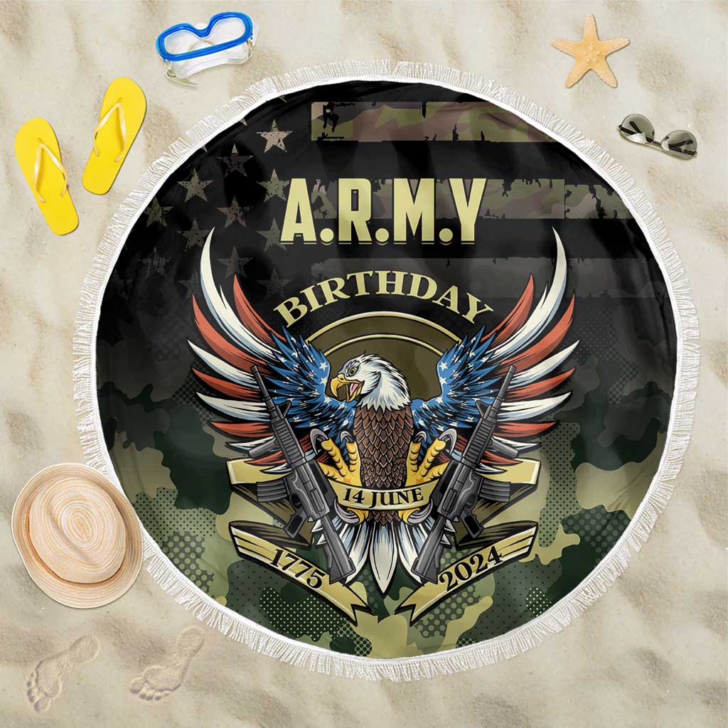 ARMY Birthday 2024 Beach Blanket US 249th Anniversary - Wonder Print Shop